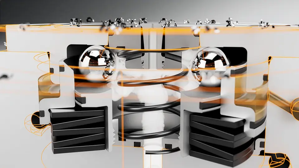 AMF Funktionsanimation in 3D für Zero-Point-Systems, Teil III